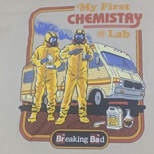 Breaking Bad My First Chemistry Lab Beige T-Shirt Size Medium